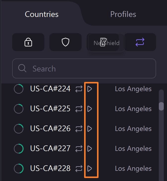 ProtonVPN verfügt über für Streaming optimierte US-Server.