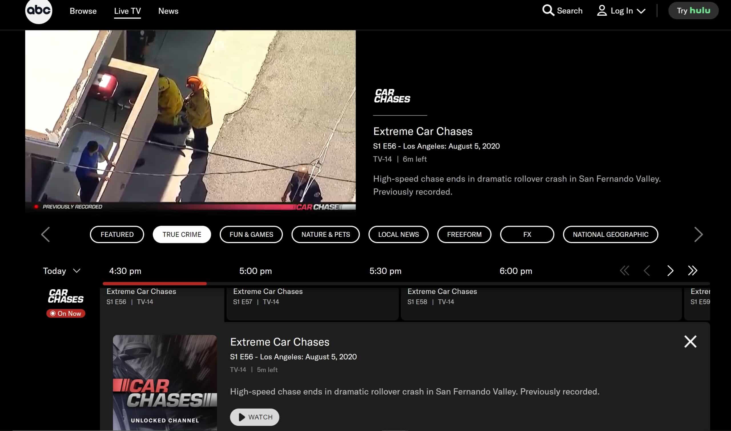 NordVPN streaming ABC