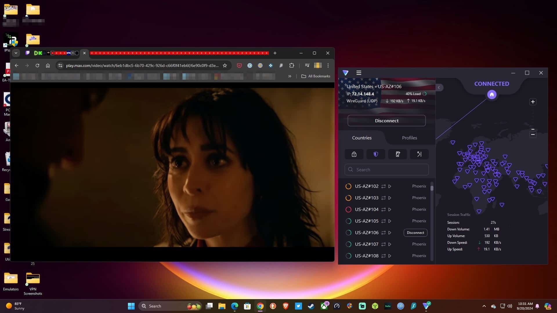 Streaming Max.