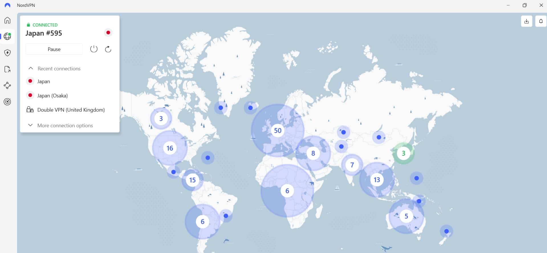 NordVPN servers.
