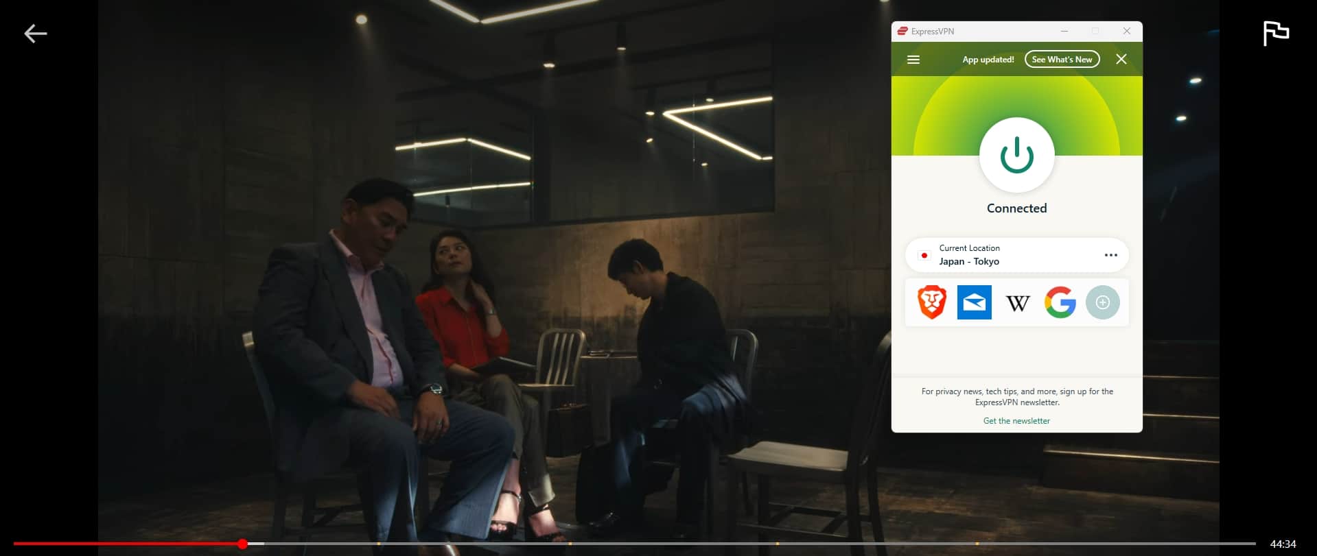 Streaming Netflix with ExpressVPN