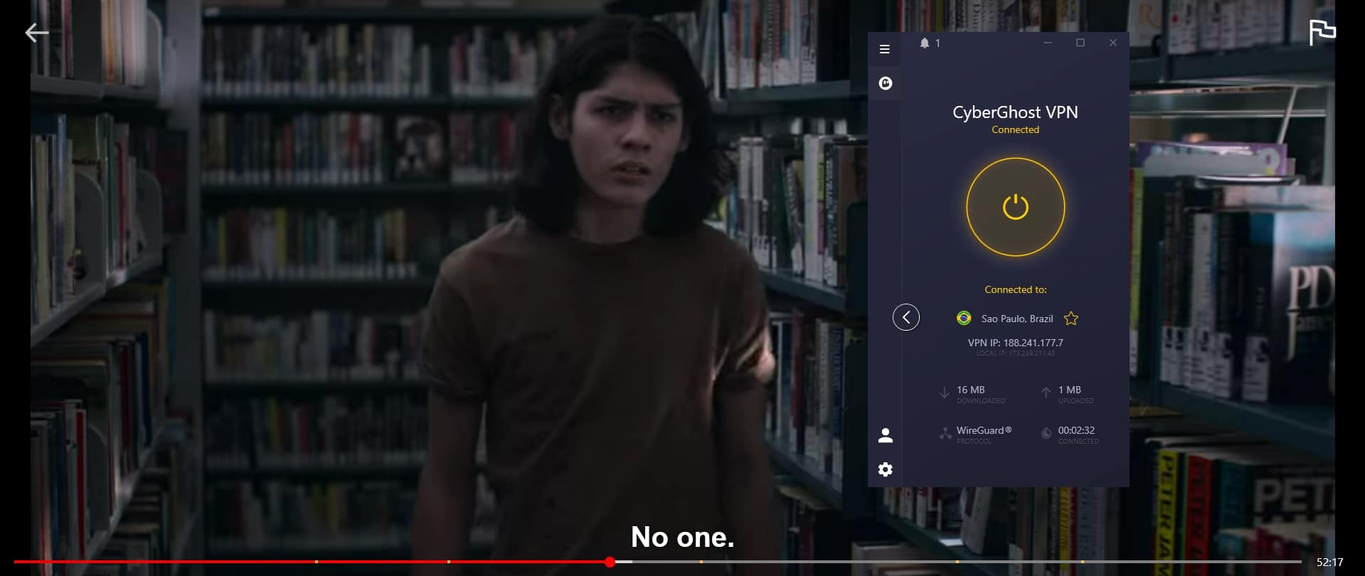 Streaming Netflix with CyberGhost