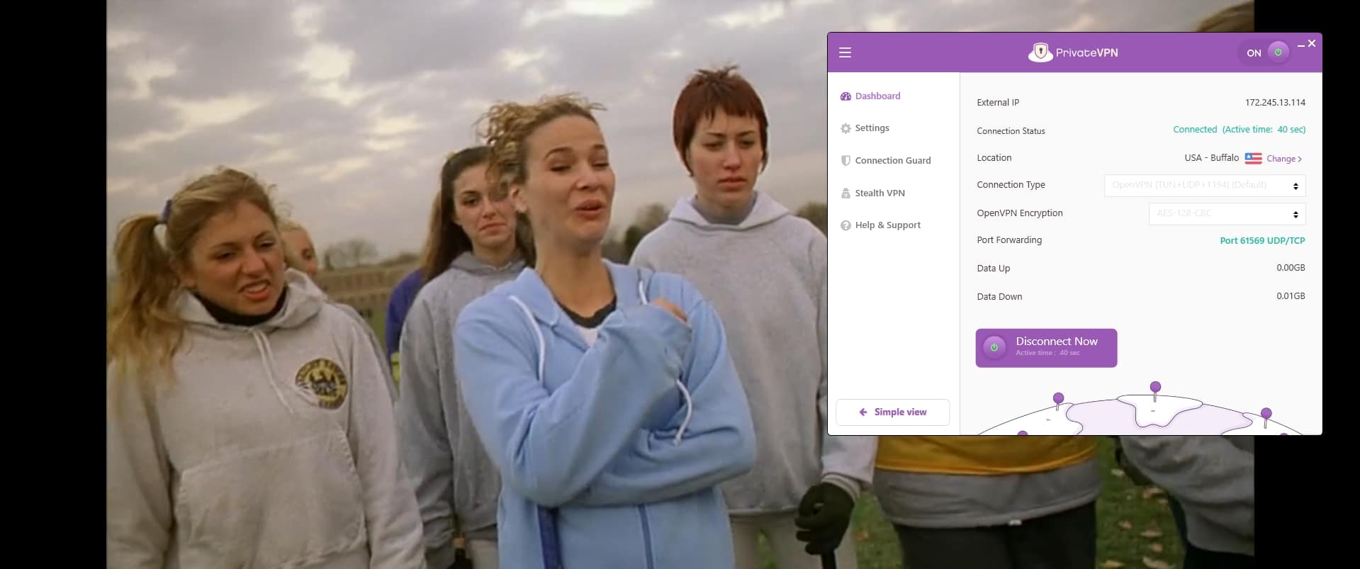 Streaming Amazon Prime Video.