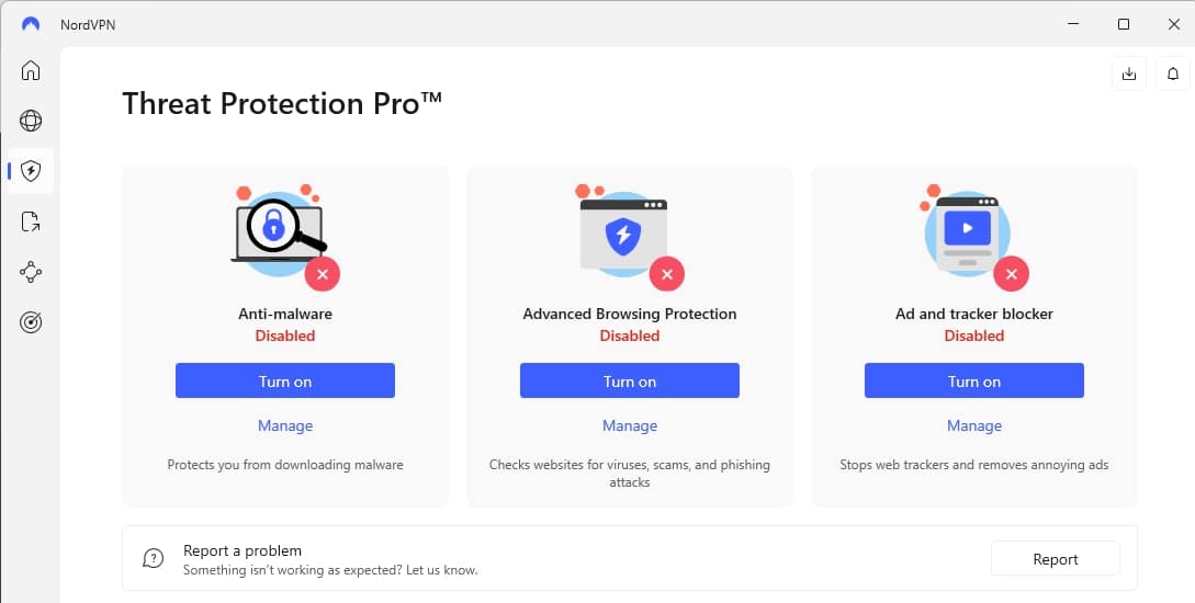 NordVPN's Threat Protection Pro.